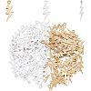 100Pcs 2 Colors Brass Charms KK-HY0001-27-1