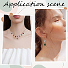 300Pcs 15 Colors Transparent Glass Beads EGLA-SP0001-40-6