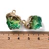 Gradient Color Resin Imitation Gemstone Resin Irregular Pendants RESI-U001-02B-3