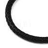 Leather Braided Cord Bracelet with 304 Stainless Steel Clasp for Men Women BJEW-C021-15-3