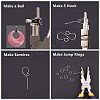 DIY Wire Wrapped Jewelry Making Kits PT-BC0001-47C-G-8