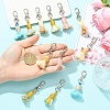 12Pcs 6 Colors Cotton with Polyester Tassel Pendant Decorations HJEW-YW00336-5