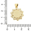Religion Cross Brass Micro Pave Clear Cubic Zirconia Pendants CU-CBA83A6-03D-G02-3