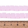Imitation Jade Glass Beads Strands GLAA-R041-8x8mm-B03-4