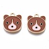 Alloy Enamel Pendants ENAM-N054-75D-2