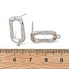 SHEGRACE Brass Earring Stud Earring Findings XGRQ6M082-910P-3