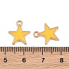 Alloy with Enamel Charms AL-CBA9C31-06G-F-3