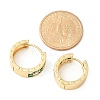 Brass Micro Pave Cubic Zirconia Hoop Earrings LS-EJEW-H152-01B-G-5