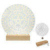 Acrylic Wiccan Vintage Metatrons Star Tabletop Decor Plate Night Light PW-WG63634-02-1