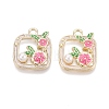 Alloy Enamel Pendants ENAM-N069-13KCG-01-1