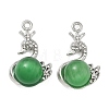 Alloy Rhinestone Pendants FIND-D044-22P-2