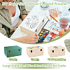 2Pcs 2 Sizes Wooden Packaging Boxes with Hinged Lid CON-WH0086-247-5