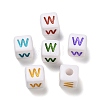 Opaque Acrylic Beads OACR-I022-01W-1