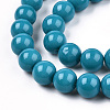Opaque Solid Color Glass Beads Strands LS-GLAA-T032-P4mm-13-3