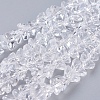 Transparent Glass Beads Strands EGLA-J145-6mm-NB01-1