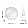 Transparent Glass Cabochons X-GGLA-R026-30mm-3