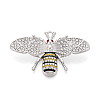 Rack Plating Alloy Rhinestone and Enamel Pendants PALLOY-T090-112P-1