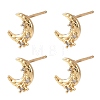 SHEGRACE Brass Micro Pave Cubic Zirconia Stud Earrings XGRQ4N353-703G-1