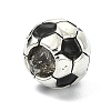 Soccer Season Alloy Enamel European Beads FIND-G113-07AS-03-2