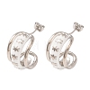 Rack Plating Brass Enamel Stud Earrings KK-CBAB1AF-38A-P-4