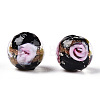 Luminous Handmade Gold Sand Lampwork Beads X-LAMP-T021-03K-3