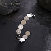 201 Stainless Steel Cuff Bangles for Women BJEW-T024-01A-P-1