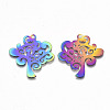 Ion Plating(IP) 201 Stainless Steel Pendants LS-STAS-R114-028-2
