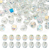 60Pcs 2 Colors Electroplate Glass Beads EGLA-TADJ0001-19E-1