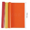 3 Rolls Red & Gold & Orange Red Heat Transfer Vinyl Roll DIY-SZ0003-61-2