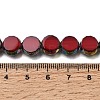 Electroplated Transparent Glass Beads Strands GL-CBA98F0-06C-04-4