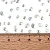 Transparent Electroplate Glass Beads EGLA-Q138-01C-4
