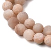 Natural Sunstone Beads Strands G-J372-05-8mm-A-4