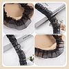 WADORN 4Pcs 4 Styles Double & Single Layer Chinlon Lace Trim Fabric DIY-WR0003-87B-5