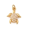 304 Stainless Steel ABS Imitation Pearl Pendants X-STAS-B097-07G-06-1