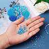 7 Style Baking Paint & Transparent & Trans & Ceylon Glass Seed Beads SEED-YW0001-45D-7