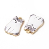 Alloy Enamel Pendants ENAM-M046-12G-D-4