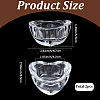 2Pcs Glass Candle Cups AJEW-SC0004-47A-2