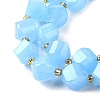 Natural Quartz Dyed Beads Strands G-U023-A02-01-4