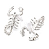 Alloy Ear Studs EJEW-U002-06S-2