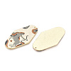 Rack Plating Alloy and Enamel Big Pendants ENAM-T021-29E-2