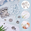DIY Blank Dome 304 Stainless Steel Pendant Making Kits DIY-TA0011-82-5