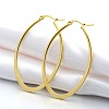 304 Stainless Steel Hoop Earring EJEW-P066-42G-1