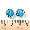Ocean Theme Handmade Glass Enamel Beads LAMP-D304-02J-4