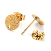 Ion Plating(IP) 304 Stainless Steel Stud Earring Findings LS-STAS-O144-01A-G-3