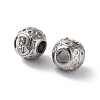 304 Stainless Steel Rhinestone European Beads STAS-A092-10B-P-2