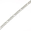 Fashionable Matte 304 Stainless Steel Figaro Chain Necklaces for Men STAS-A028-N017MP-2