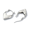 Rack Plating Brass Teardrop Hoop Earrings for Women EJEW-Q780-05P-2