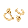 Ion Plating(IP) 304 Stainless Steel Stud Earrings FIND-Q103-01C-G-2