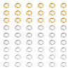 60Pcs 3 Colors Brass Twister Clasps KK-UN0006-10-1