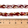 Electroplate Glass Beads Strands EGLA-P066-01A-AB11-4